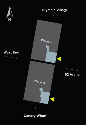 Top View - West India Quay Apartments - A406